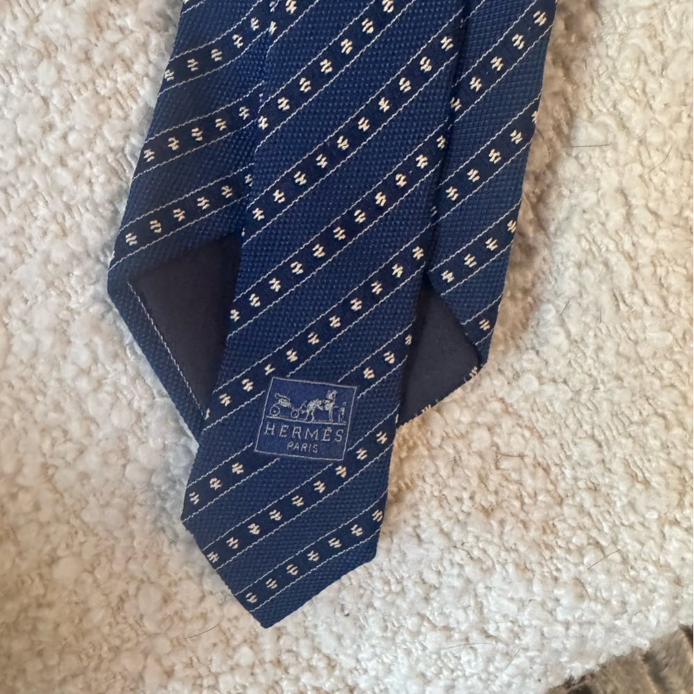 Blue Striped Men's Tie